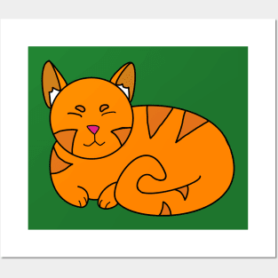 Orange Kitty Posters and Art